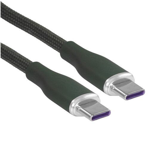 Купить Кабель круглый VOLTME USB Type-C - USB Type-C зеленый 1 м  9210899. Характеристики, отзывы и цены в Донецке