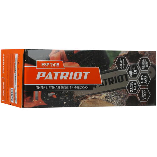 Купить Электрическая цепная пила Patriot ESP 2418 шина - 45 см(18")  8185229. Характеристики, отзывы и цены в Донецке