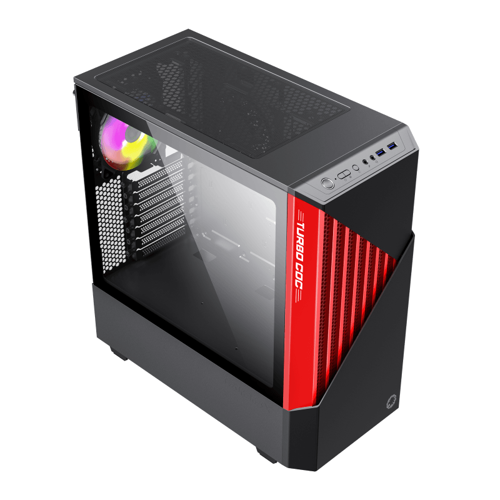 Купить Корпус GameMax Contac COC BR [ContacCOCBRMFG.T806] черный  9908150. Характеристики, отзывы и цены в Донецке