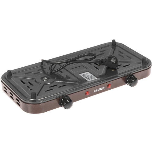 Купить Плита компактная электрическая Centek CT-1507 коричневый  8164597. Характеристики, отзывы и цены в Донецке