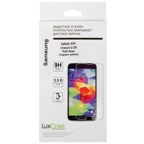 Купить Защитное стекло LuxCase для экрана Samsung Galaxy A34 5G  5420491. Характеристики, отзывы и цены в Донецке