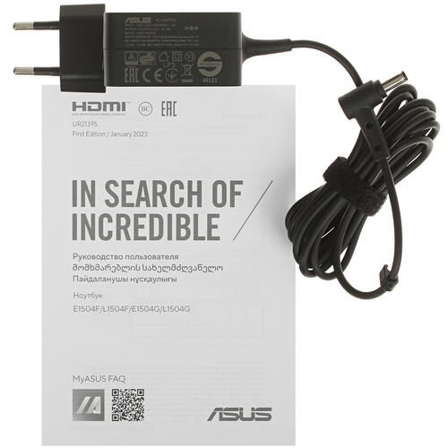Купить 15.6" Ноутбук ASUS Vivobook Go 15 E1504FA-BQ659W черный  5410746. Характеристики, отзывы и цены в Донецке