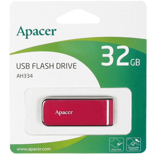 Купить Память USB Flash 32 ГБ Apacer AH334 [AP64GAH334P-1]  4900851. Характеристики, отзывы и цены в Донецке