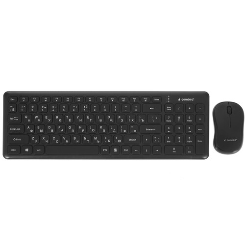 Купить Клавиатура+мышь беспроводная   Gembird KBS-9200 черный  5020198. Характеристики, отзывы и цены в Донецке