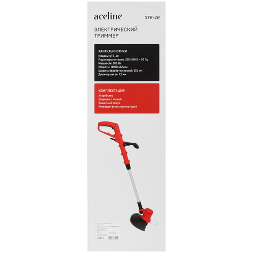 Купить Триммер электрический Aceline GTE-40  9194302. Характеристики, отзывы и цены в Донецке