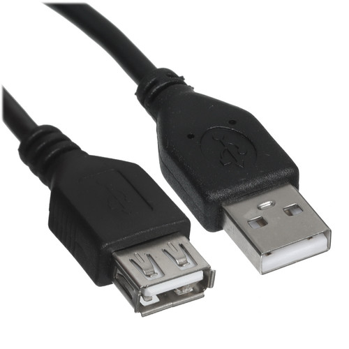 Купить Кабель GoPower USB Type-A - USB Type-A черный  5491735. Характеристики, отзывы и цены в Донецке