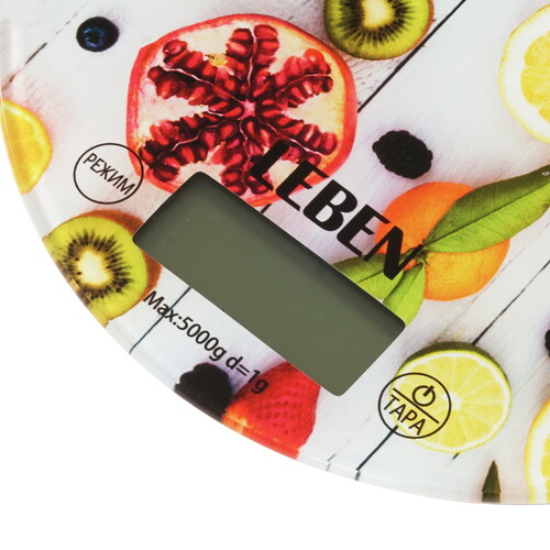 Купить Кухонные весы LEBEN 268-063 разноцветный  9237204. Характеристики, отзывы и цены в Донецке