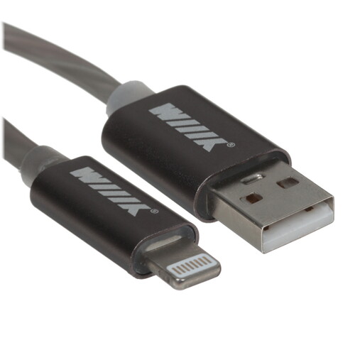 Купить Кабель круглый WIIIX Lightning 8-pin - USB 2.0 Type-A черный 2 м  5614904. Характеристики, отзывы и цены в Донецке