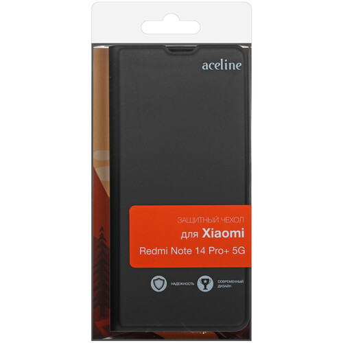 Купить Чехол-книжка  Aceline Kors для Xiaomi Redmi Note 14 Pro+ 5G черный  9206315. Характеристики, отзывы и цены в Донецке