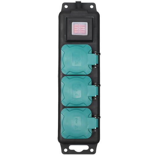 Купить Удлинитель силовой FinePower PDS0422 черный  5086467. Характеристики, отзывы и цены в Донецке