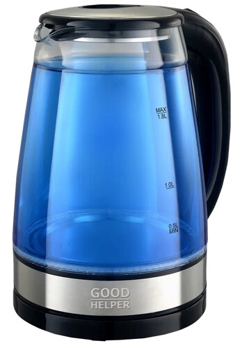 Купить Электрочайник Goodhelper KPG-1810 синий  9304893. Характеристики, отзывы и цены в Донецке