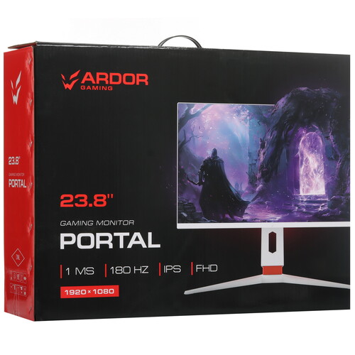 Купить 23.8" Монитор ARDOR GAMING PORTAL AF24H1 белый  9231001. Характеристики, отзывы и цены в Донецке