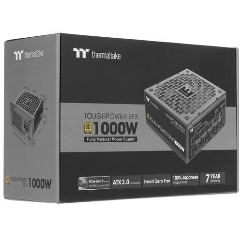 Купить Блок питания Thermaltake Toughpower SFX 1000W [PS-STP-1000FNFAGE-1] черный  5074383. Характеристики, отзывы и цены в Донецке