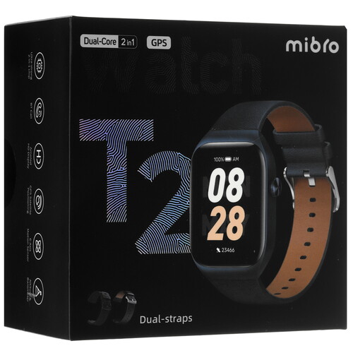 Купить Смарт-часы Mibro Watch T2 + доп. ремешок  5489993. Характеристики, отзывы и цены в Донецке