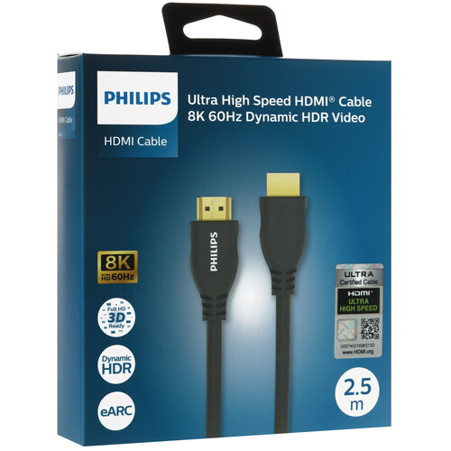 Купить Кабель  Philips HDMI - HDMI, 2.5 м  5635869. Характеристики, отзывы и цены в Донецке