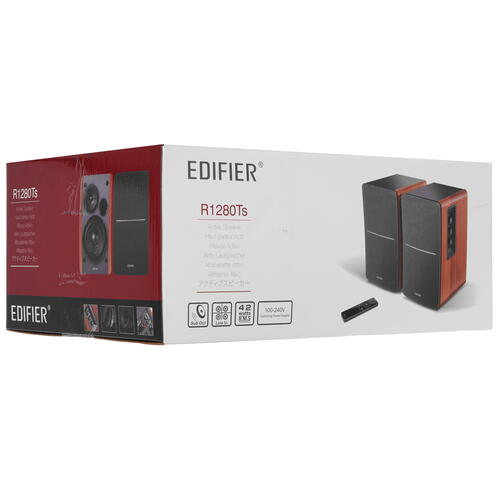 Купить Колонки Edifier R1280Ts коричневый  5339347. Характеристики, отзывы и цены в Донецке