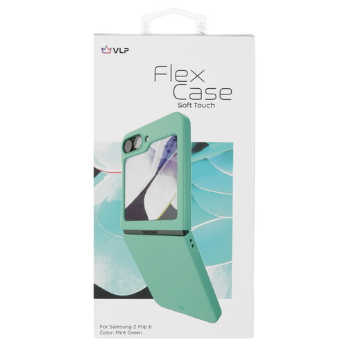 Купить Накладка  VLP Flex Case для Samsung Galaxy Z Flip6 зеленый  5472306. Характеристики, отзывы и цены в Донецке