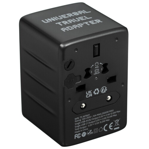 Купить Сетевой фильтр Tessan TS-WTA-01 черный  9133318. Характеристики, отзывы и цены в Донецке
