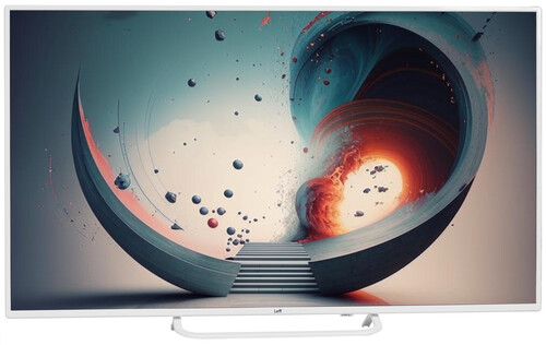 Купить 49.5" (126 см) Телевизор Leff 50U691T белый  9229065. Характеристики, отзывы и цены в Донецке