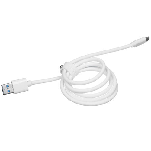 Купить Кабель круглый KEYRON USB Type-C - USB 3.0 Type-A белый 1 м  4834231. Характеристики, отзывы и цены в Донецке
