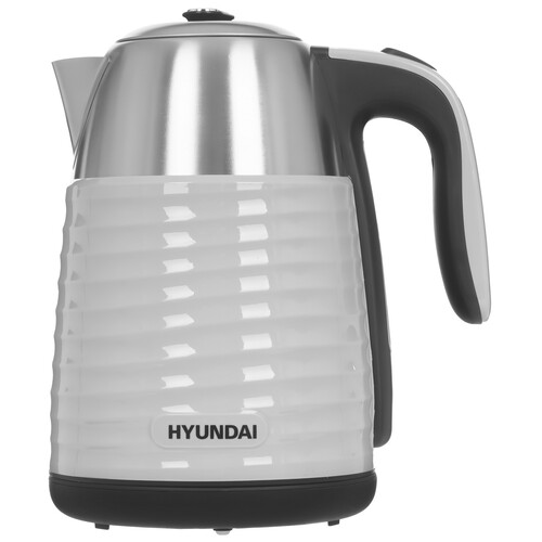 Купить Электрочайник Hyundai HYK-S4804 серый  9228370. Характеристики, отзывы и цены в Донецке
