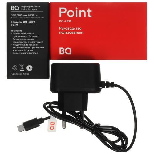 Купить Стационарный сотовый телефон BQ 2839 Point черный  5440268. Характеристики, отзывы и цены в Донецке
