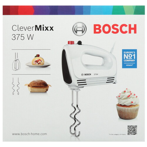 Купить Миксер Bosch MFQ22100S белый  5480657. Характеристики, отзывы и цены в Донецке
