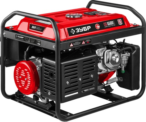 Купить Электрогенератор   бензиновый Зубр СБ-5500Е  5307693. Характеристики, отзывы и цены в Донецке