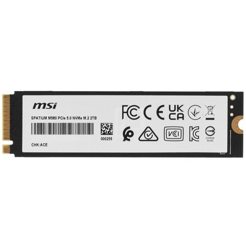 Купить 2000 ГБ M.2 NVMe накопитель MSI SPATIUM M560  5622968. Характеристики, отзывы и цены в Донецке