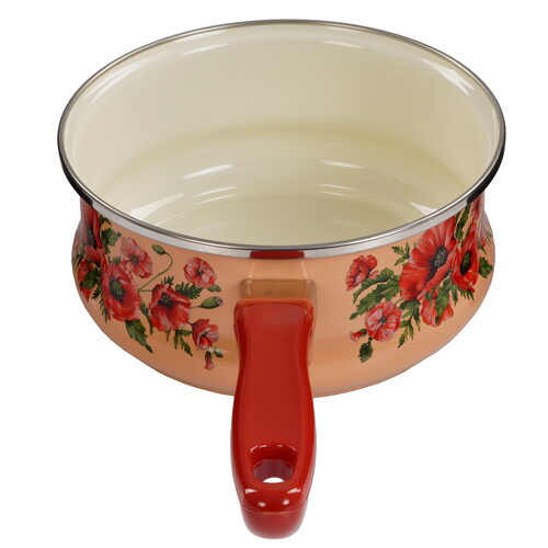 Купить Ковш METROT Маки 376974 1.5 л розовый  9211089. Характеристики, отзывы и цены в Донецке