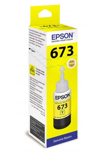 Купить Чернила водорастворимые Epson T6734 желтый  0135182. Характеристики, отзывы и цены в Донецке