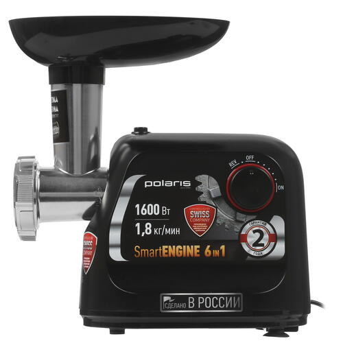 Купить Мясорубка электрическая Polaris PMG 1875 RUS черный  4707359. Характеристики, отзывы и цены в Донецке