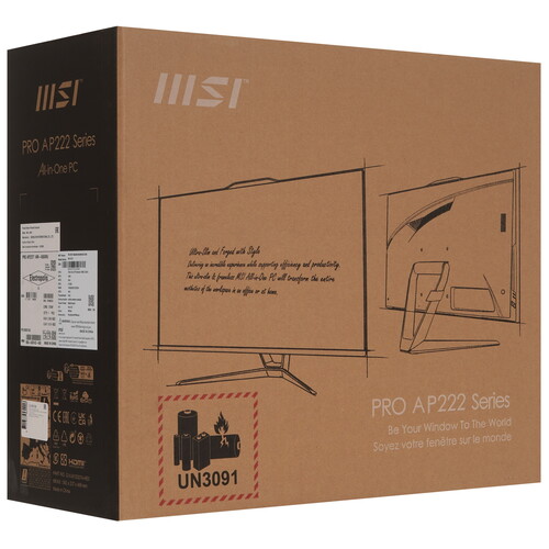 Купить 21.5" Моноблок MSI PRO AP222T 14M-458XRU  5638867. Характеристики, отзывы и цены в Донецке