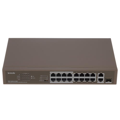 Купить Коммутатор Tenda TEF1118P-16-150W  9905194. Характеристики, отзывы и цены в Донецке