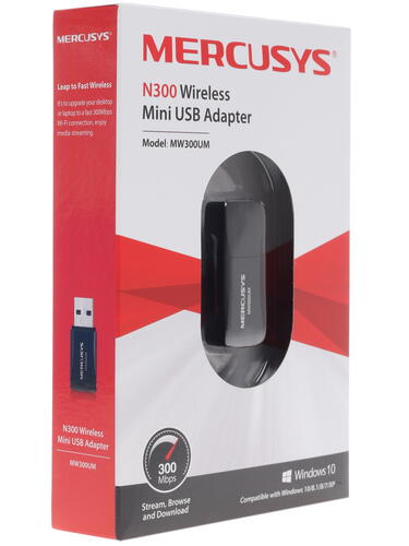 Купить Wi-Fi адаптер Mercusys MW300UM  1167976. Характеристики, отзывы и цены в Донецке
