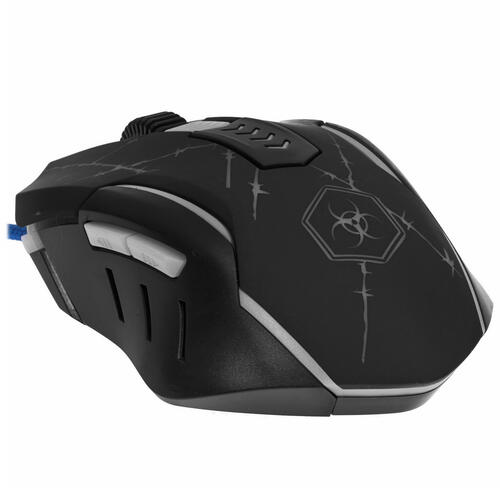 Купить Мышь+коврик проводная Defender Forced GM-020L [52020] черный  8106333. Характеристики, отзывы и цены в Донецке