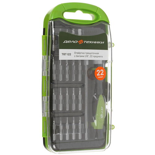 Купить Отвертка с набором насадок Дело Техники 787122  5310838. Характеристики, отзывы и цены в Донецке
