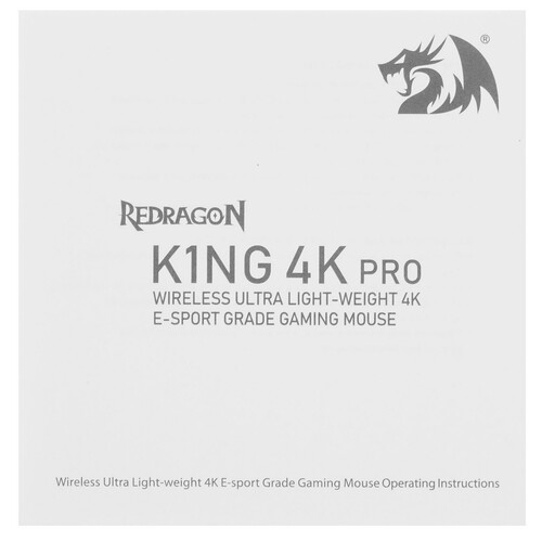Купить Мышь беспроводная/проводная Redragon K1NG 4K PRO  9230949. Характеристики, отзывы и цены в Донецке