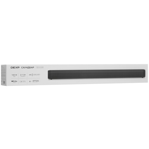 Купить Саундбар DEXP SD1100 черный  9055720. Характеристики, отзывы и цены в Донецке