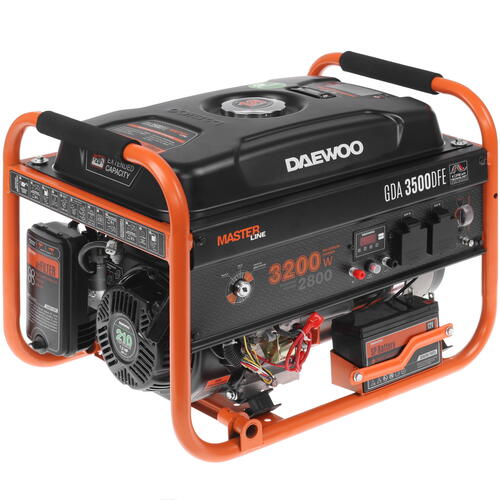 Купить Электрогенератор бензиново-газовый   Daewoo GDA 3500 DFE  1133331. Характеристики, отзывы и цены в Донецке