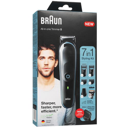 Купить Триммер Braun MGK5345 черный/синий  5098953. Характеристики, отзывы и цены в Донецке