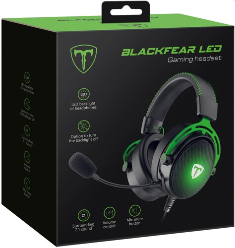 Купить Проводные наушники Tline BlackFear черный 2025  5616141. Характеристики, отзывы и цены в Донецке