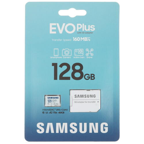 Купить Карта памяти Samsung EVO Plus microSDXC 128 ГБ [MB-MC128SA/APC]  5463939. Характеристики, отзывы и цены в Донецке