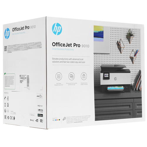 Купить МФУ струйное HP OfficeJet Pro 9010 All-in-One  5079701. Характеристики, отзывы и цены в Донецке