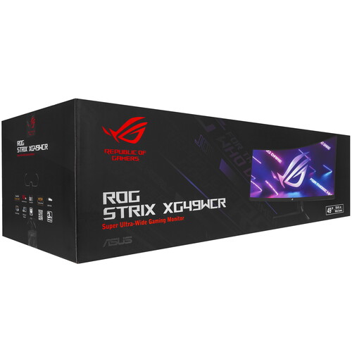 Купить 49" Монитор ASUS ROG Strix XG49WCR черный  9068106. Характеристики, отзывы и цены в Донецке