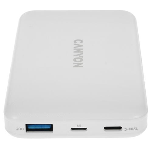 Купить Портативный аккумулятор Canyon PB-1001 белый  4875941. Характеристики, отзывы и цены в Донецке
