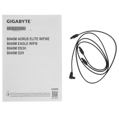 Купить Материнская плата GIGABYTE B840M AORUS ELITE WIFI6E  5627087. Характеристики, отзывы и цены в Донецке