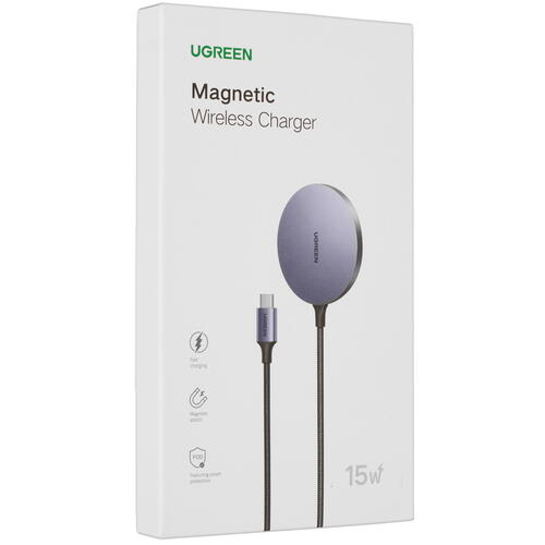 Купить Беспроводное зарядное устройство Ugreen CD245 серый  4896835. Характеристики, отзывы и цены в Донецке
