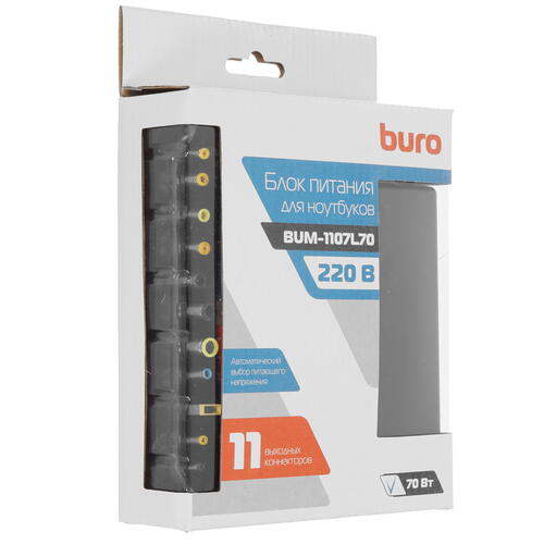 Купить Адаптер питания сетевой BURO BUM-1107L70  4859814. Характеристики, отзывы и цены в Донецке
