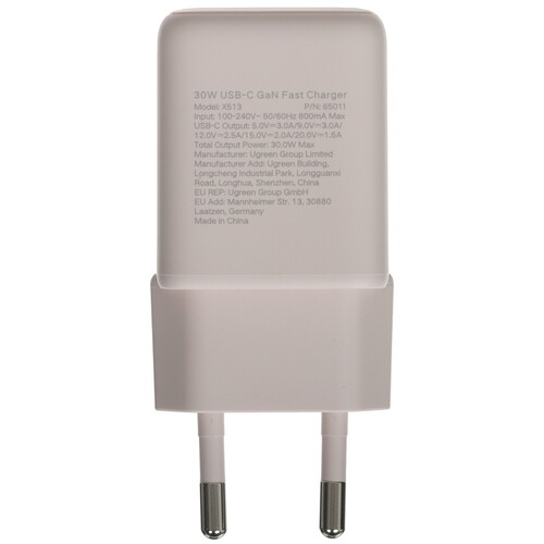 Купить Сетевое зарядное устройство Ugreen X513 розовый  9260018. Характеристики, отзывы и цены в Донецке